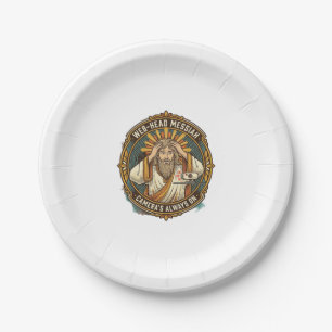 Jesus Accidental Video On Bedhead Morning Meeting Paper Plate