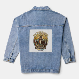 Jesus Accidentally Closed All Browser Tabs Panic T Denim Jacket