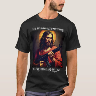 Jesus Acheter une épée AR-15 T-shirt