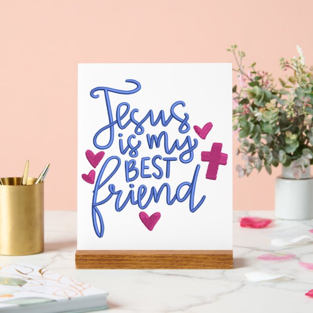 Jesus Acrylic Sign (Wedding)