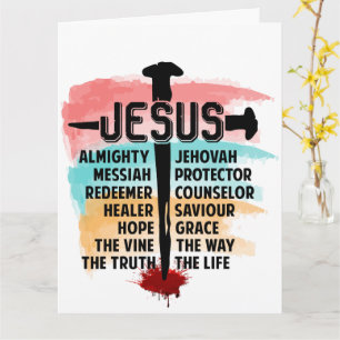 *Jesus*-Add your special message  Card