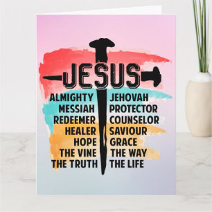 Jesus-Add your special message  Card