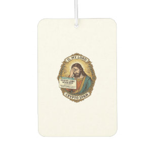 Jesus Added Spam Crypto Group Chat Annoyance Humou Air Freshener