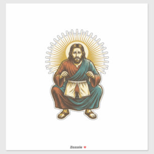 Jesus Adjusting Uncomfortable Wedgie Mid Squat Gym