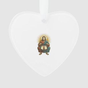 Jesus Adjusting Uncomfortable Wedgie Mid Squat Gym Ornament