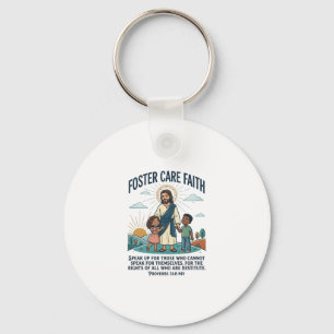 Jesus Adoption Foster Care Graphic Tee Christian A Keychain