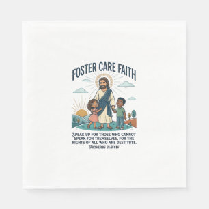 Jesus Adoption Foster Care Graphic Tee Christian A Napkin