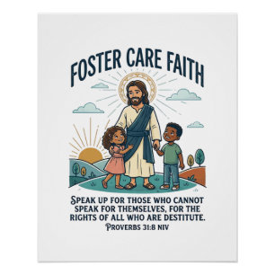 Jesus Adoption Foster Care Graphic Tee Christian A Poster