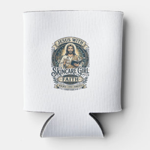Jesus Aesthetician Skincare Vintage Shirt Christia Can Cooler