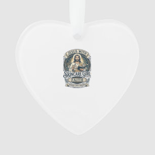Jesus Aesthetician Skincare Vintage Shirt Christia Ornament