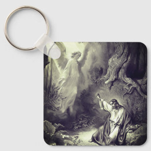 Jesus Agony In The Garden Religious Keychain
