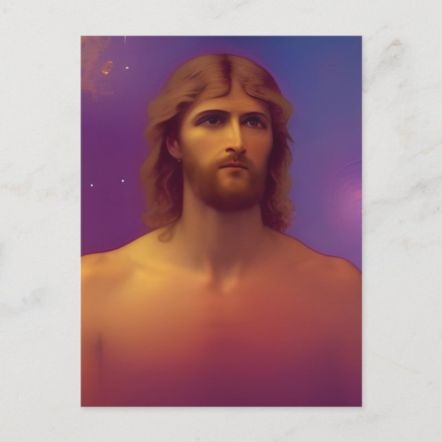 Jesus AI Generated Art Postcard (Front)