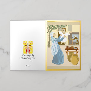 Jesus all our Joy and blessings Foil Holiday Card