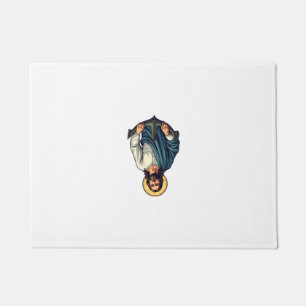 Jesus Anchor Hope Vintage Engraving Tee 2 Doormat