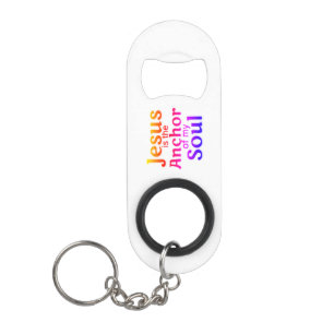 Jesus Anchor Soul Blutooth Keychain Bottle Opener