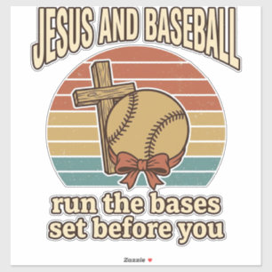 Jesus and Baseball Vintage Christian Shirt