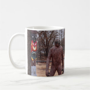 Jesus and Bigfoot Coffee Mug