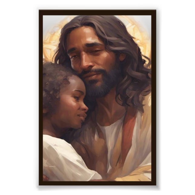 Jesus and Child art Photo Print (Front)