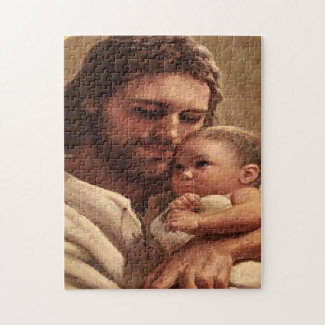 Jesus and child jigsaw puzzle (Vertical)