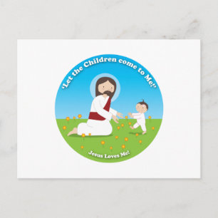 Jesus and Child Postcard