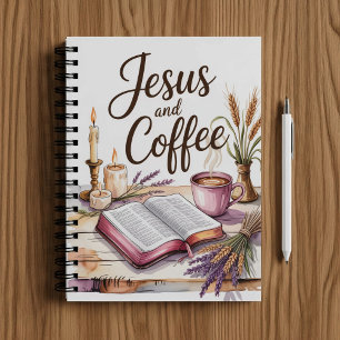 Jesus and Coffee, Christian faith notebook 