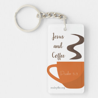 Jesus and Coffee Keychain