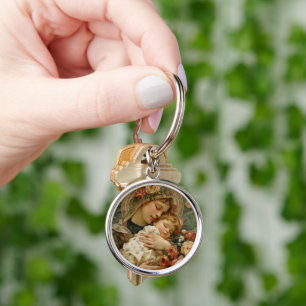 Jesus and Holy Mary Impressionism Keychain