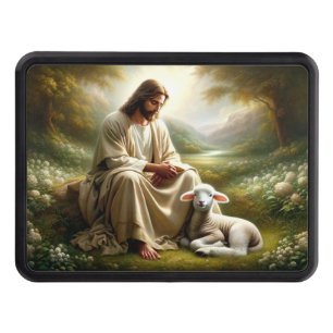 Jesus and Lamb Hitch Cover