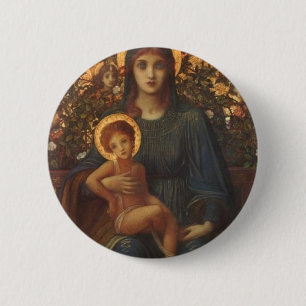 JESUS AND MARY 2 INCH ROUND BUTTON