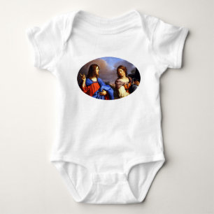 Jesus and Mary Magdalene Baby Bodysuit