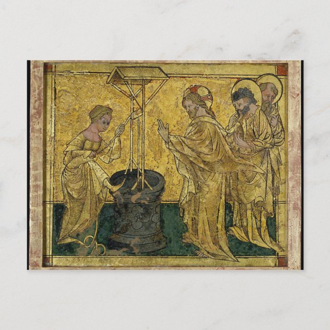Jesus and the Samaritan Woman at the Well Postcard (Front)