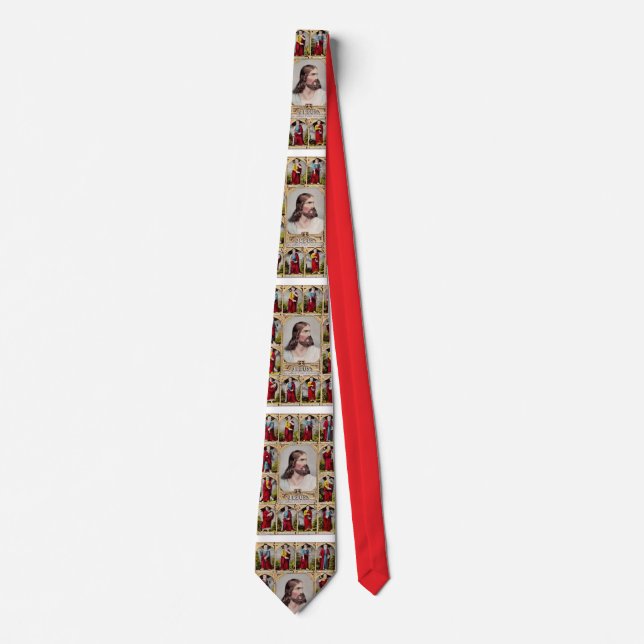 Jesus and the twelve apostles tie (Front)