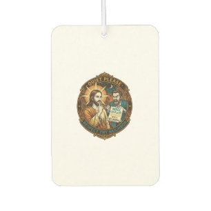 Jesus Angry Neighbour Noise Complaint Loud Party C Air Freshener
