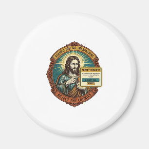 Jesus Annoying Accept Cookies Pop Up Internet Brow Magnet