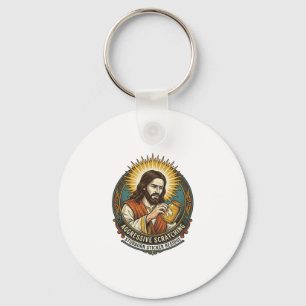Jesus Annoying Peeling Sticker Paper Residue Shop  Keychain