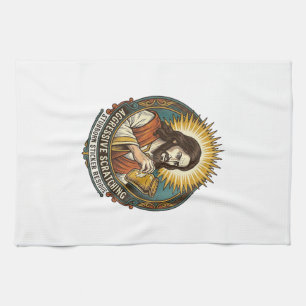 Jesus Annoying Peeling Sticker Paper Residue Shop Kitchen Towel