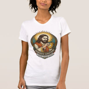 Jesus Annoying Peeling Sticker Paper Residue Shop T-Shirt