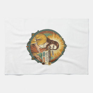 Jesus Annoying Software Update Pop Up Office Humou Kitchen Towel