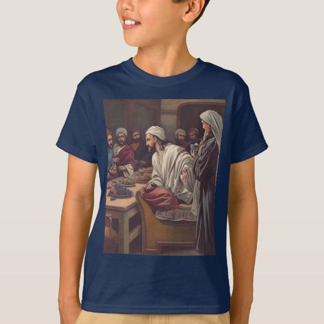 Jesus anointed in Bethany T-Shirt (Front)