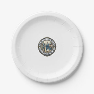 Jesus Apologetics Theology Nerd Shirt Faith Based Paper Plate