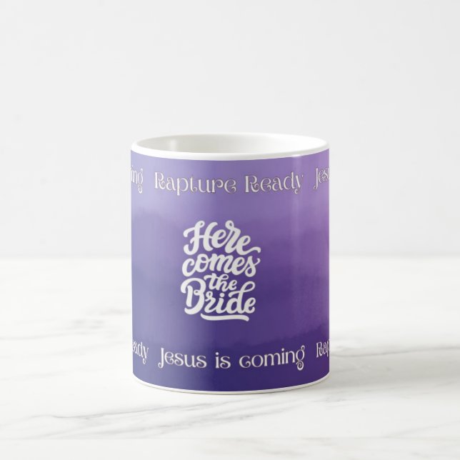 "Jésus arrive prêt pour la rapide" tasse de design (Centre)