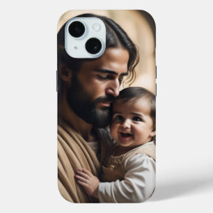 Jesus art iPhone 15 case