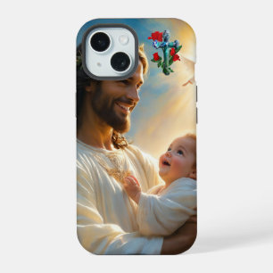 Jesus art iPhone 15 case