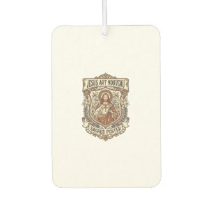 Jesus Art Nouveau Sacred Poster Jesus Art Nouveau Air Freshener