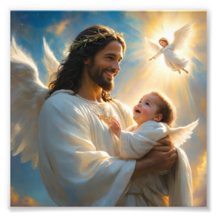 Jesus art photo print