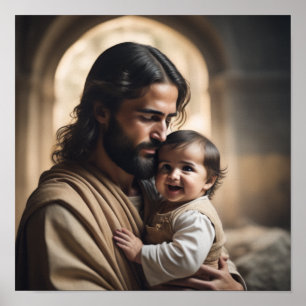 Jesus art poster