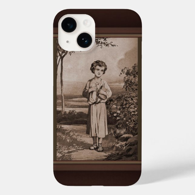 Jesus As A Boy Case-Mate iPhone Case (Back)