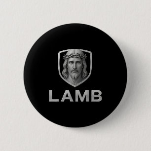 Jesus As The Lamb Iconic Christian Image  2 Inch Round Button