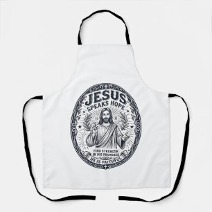 Jesus ASL Deaf Community Inclusion Shirt Christian Apron
