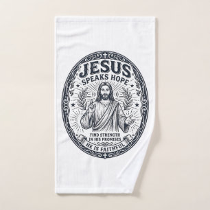 Jesus ASL Deaf Community Inclusion Shirt Christian Hand Towel